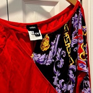 Versace red dress